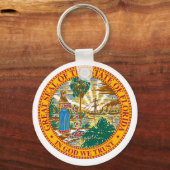 Great Seal Of Florida Sleutelhanger (Voorkant)