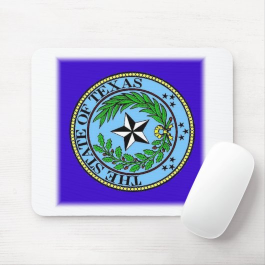 Great Seal of Texas Mousepad Muismat (Met muis)