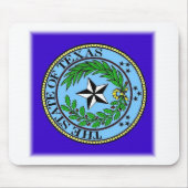 Great Seal of Texas Mousepad Muismat (Voorkant)