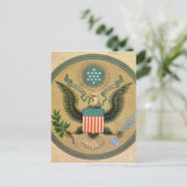 Great Seal of the United States, c.1850 Briefkaart (Staand voorkant)