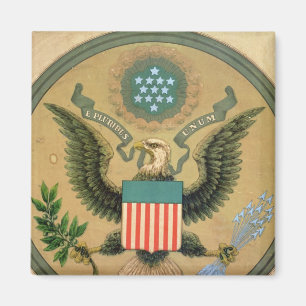 Great Seal of the United States, c.1850 Magneet