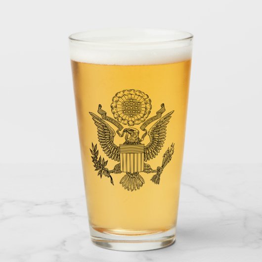 Great Seal of the United States of America (VS) Glas (Voorkant gevuld)