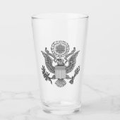 Great Seal of the United States of America (VS) Glas (Voorkant)