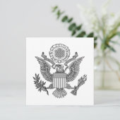 Great Seal of the United States of America (VS) Kaart (Staand voorkant)