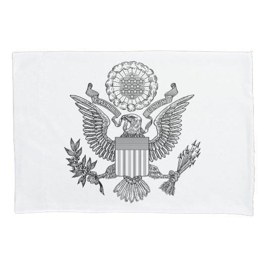 Great Seal of the United States of America (VS) Kussensloop (Voorkant-Links)
