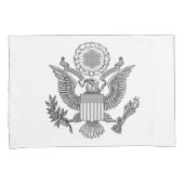 Great Seal of the United States of America (VS) Kussensloop (Voorkant-Rechts)