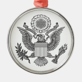 Great Seal of the United States of America (VS) Metalen Ornament