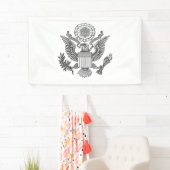 Great Seal of the United States of America (VS) Spandoek (Insitu)