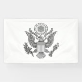 Great Seal of the United States of America (VS) Spandoek (Horizontaal)