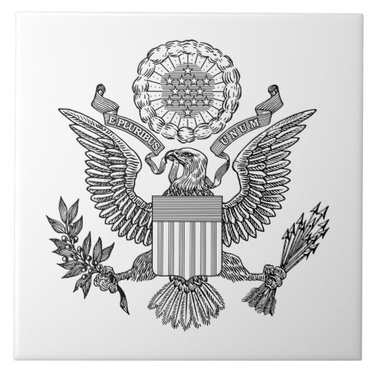 Great Seal of the United States of America (VS) Tegeltje (Voorkant)