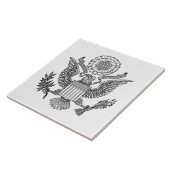 Great Seal of the United States of America (VS) Tegeltje (Zijkant)