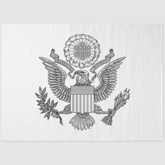 Great Seal of the United States of America (VS) Tissuepapier (Voorkant)