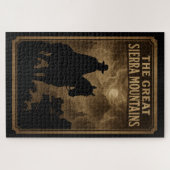 Great Sierra Mountains goudkoorts bandiet Legpuzzel (Horizontaal)