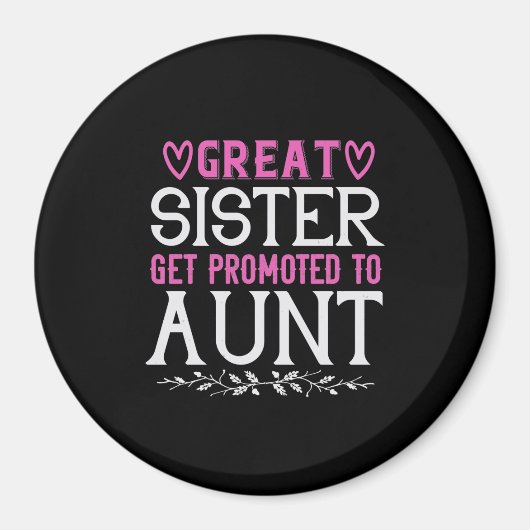 Great Sister Get Promoted To Aunt-01.Png Magneet (Voorkant)