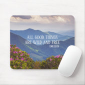Great Smokey Mountain Spring Gepersonaliseerd Muismat (Met muis)