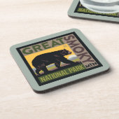 Great Smoky Mountain National Park| Bear Bier Onderzetter (Linkerzijde)