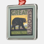 Great Smoky Mountain National Park| Bear Metalen Ornament (Links)