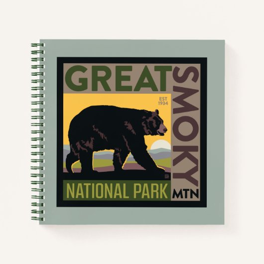 Great Smoky Mountain National Park| Bear Notitieboek (Voorkant)