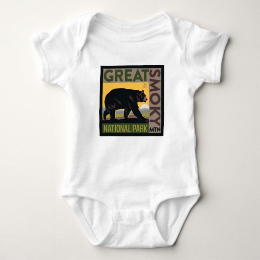 Great Smoky Mountain National Park| Bear Romper (Voorkant)