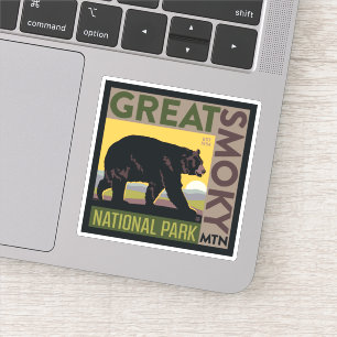 Great Smoky Mountain National Park Bear Sticker