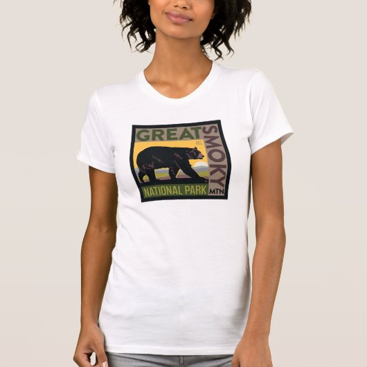 Great Smoky Mountain National Park| Bear T-shirt (Voorkant)
