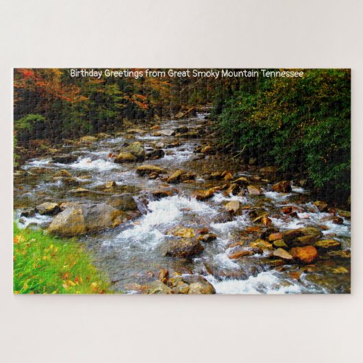 Great Smoky Mountain Tennessee Jigzaag Puzzle Legpuzzel (Horizontaal)