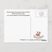 Great Smoky Mountains 2 - Briefkaart (Achterkant)