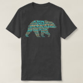 Great Smoky Mountains Bear  T-shirt (Design voorkant)