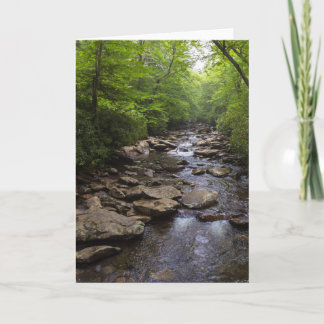 Great Smoky Mountains Blank Wenskaarten Kaart