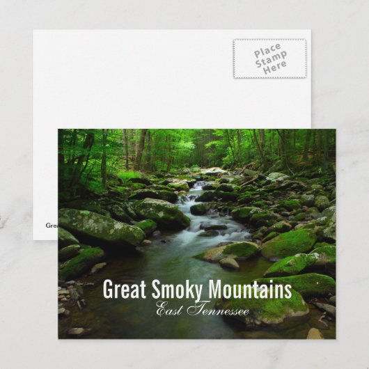 Great Smoky Mountains, briefkaart (Voorkant / Achterkant)