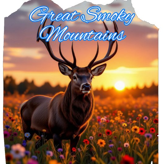 Great Smoky Mountains Buck T-shirt