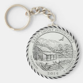 GREAT SMOKY MOUNTAINS COIN SLEUTELHANGER (Voorkant)
