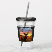 Great Smoky Mountains Deer Acryl Drinkbeker (Achterkant)