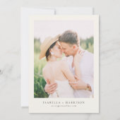 Great Smoky Mountains Destination Travel Wedding Kaart (Achterkant)