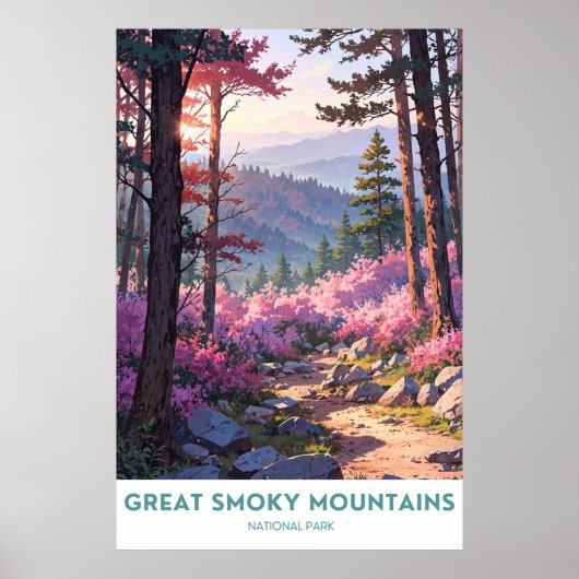 Great Smoky Mountains, een prachtig nationaal park Poster (Voorkant)