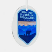 Great Smoky Mountains Metalen Ornament (Voorkant Rechts)
