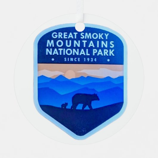Great Smoky Mountains Metalen Ornament (Voorkant)