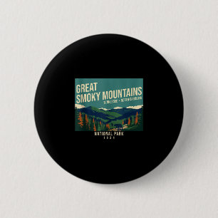 Great smoky mountains nationaal park Tennessee Ronde Button 5,7 Cm
