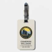 Great Smoky Mountains National Park Bagagelabel (Achterkant verticaal)