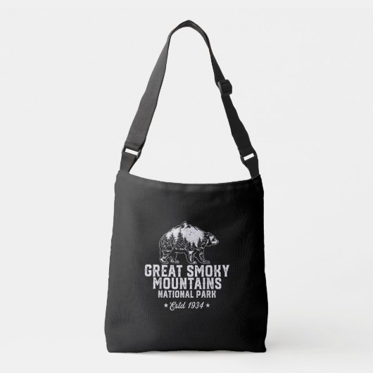 Great Smoky Mountains National Park Beer  Crossbody Tas (Voorkant)