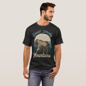 Great Smoky Mountains National Park Beer Retro T-shirt (Voorkant volledig)