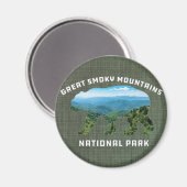 Great Smoky Mountains National Park beer souvenir Magneet (Voorkant / Achterkant)