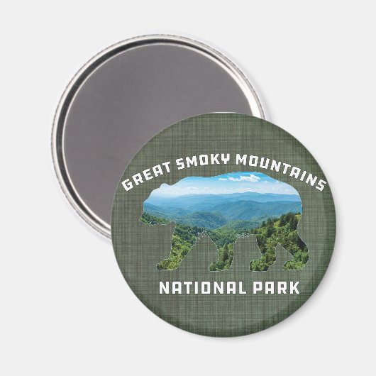 Great Smoky Mountains National Park beer souvenir Magneet (Voorkant / Achterkant)