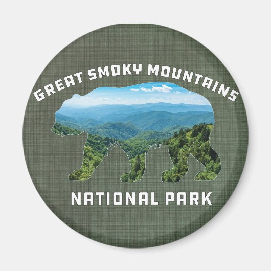Great Smoky Mountains National Park beer souvenir Magneet (Voorkant)