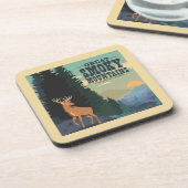 Great Smoky Mountains National Park Bier Onderzetter (Linkerzijde)