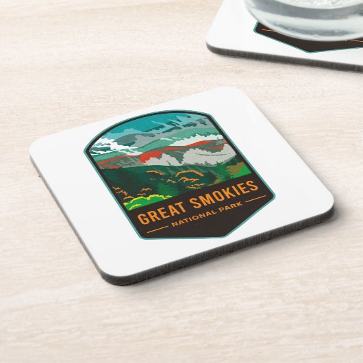 Great Smoky Mountains National Park Bier Onderzetter (Linkerzijde)