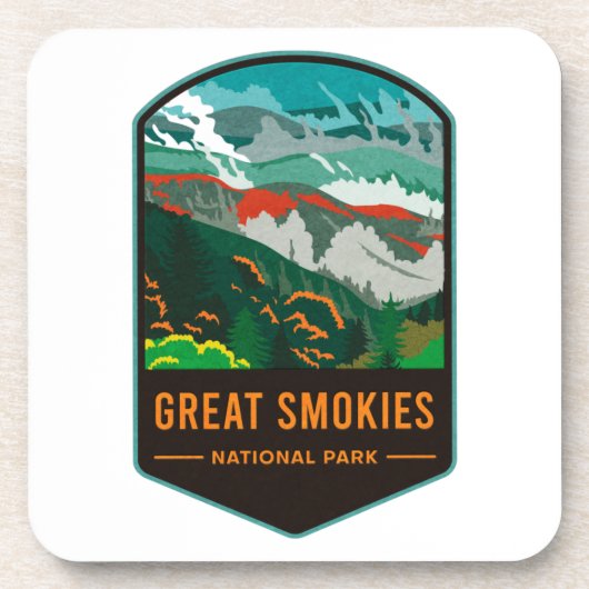 Great Smoky Mountains National Park Bier Onderzetter (Voorkant)