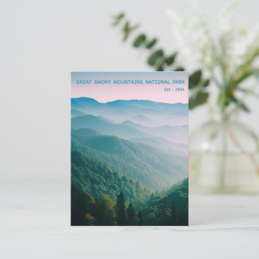 Great Smoky Mountains National Park Briefkaart (Staand voorkant)