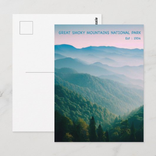 Great Smoky Mountains National Park Briefkaart (Voorkant / Achterkant)