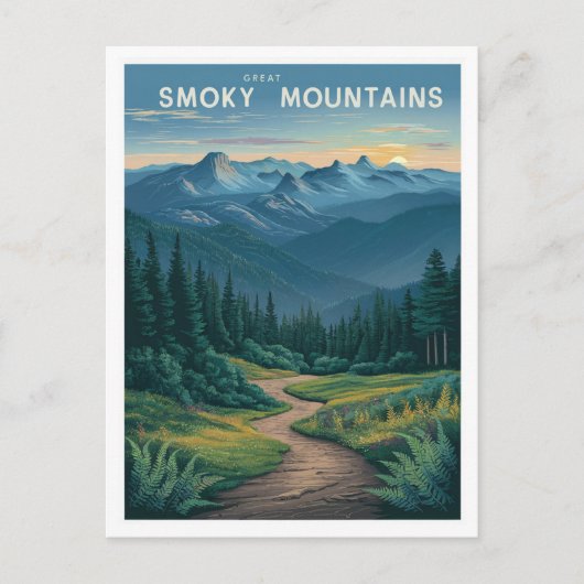 Great Smoky Mountains National Park Briefkaart (Voorkant)
